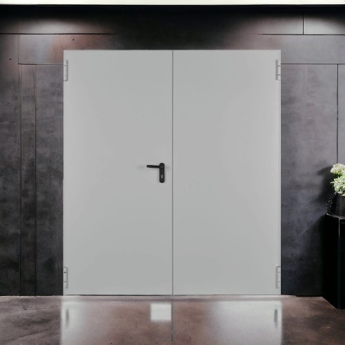  Drzwi techniczne dwuskrzydłowe zewnętrzne ✅ 120'  