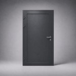 Drzwi przeciwpożarowe aluminiowe jednoskrzydłowe EI60 80' pełne 