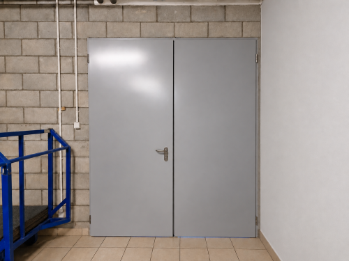 Drzwi dwuskrzydłowe dymoszczelne przeciwpożarowe EIS60